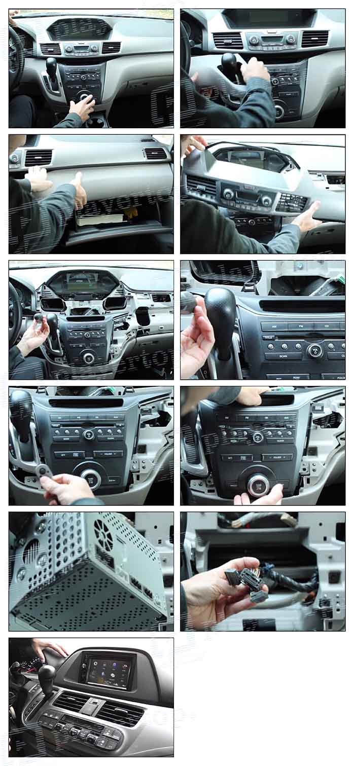 branchement autoradio honda odyssey